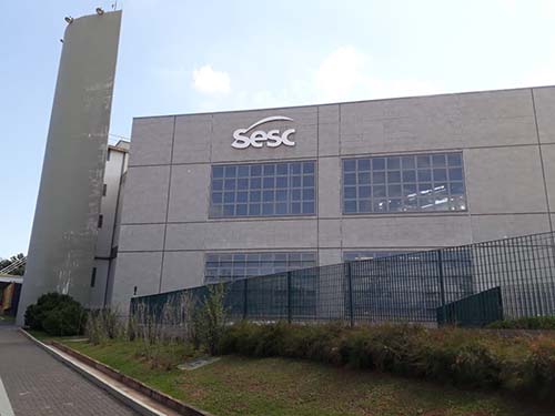 Fachada Sesc Jundiaí